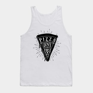 Pizza Love At First Bite Tank Top